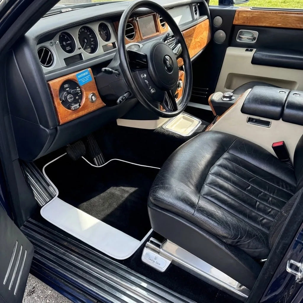 Interior look of floor mats for Rolls Royce Phantom Sedan 2003-2016