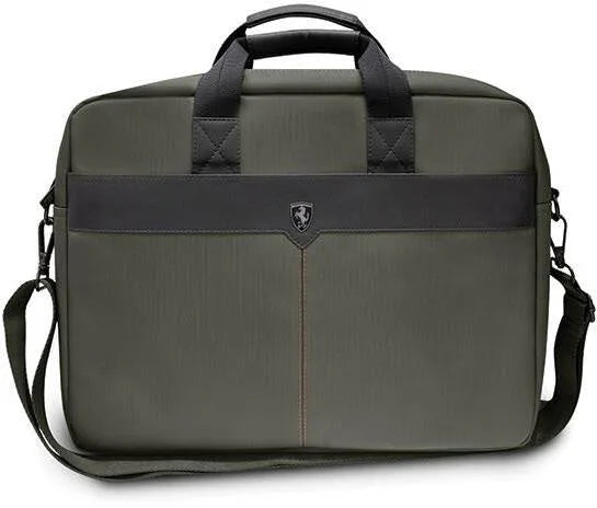 Khaki Farge Ferrari Off Track Scuderia Laptop Bag 15"