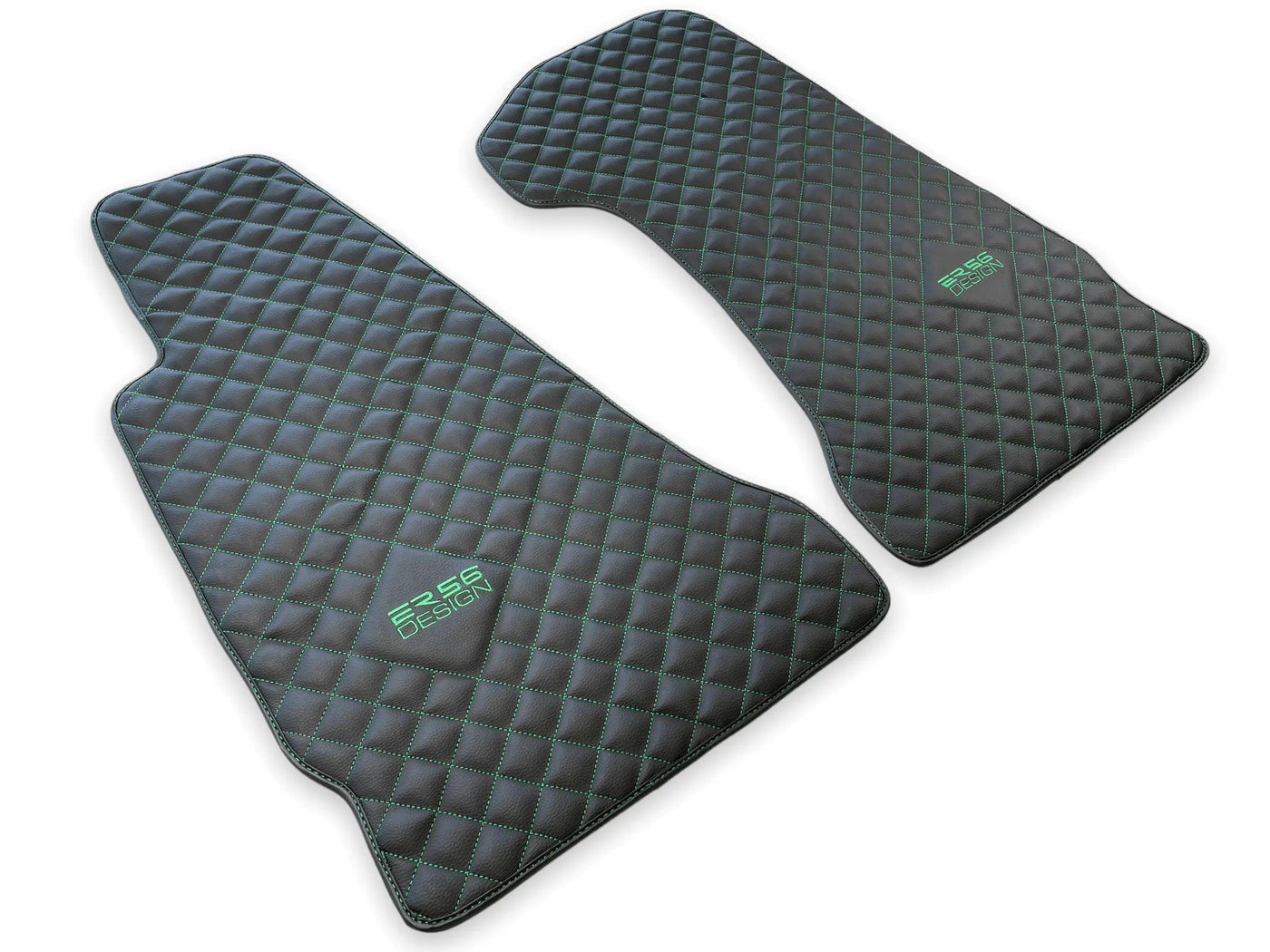 Leather Floor Mats For Aston Martin Vanquish (2012–2018) ER56 Design - AutoWin