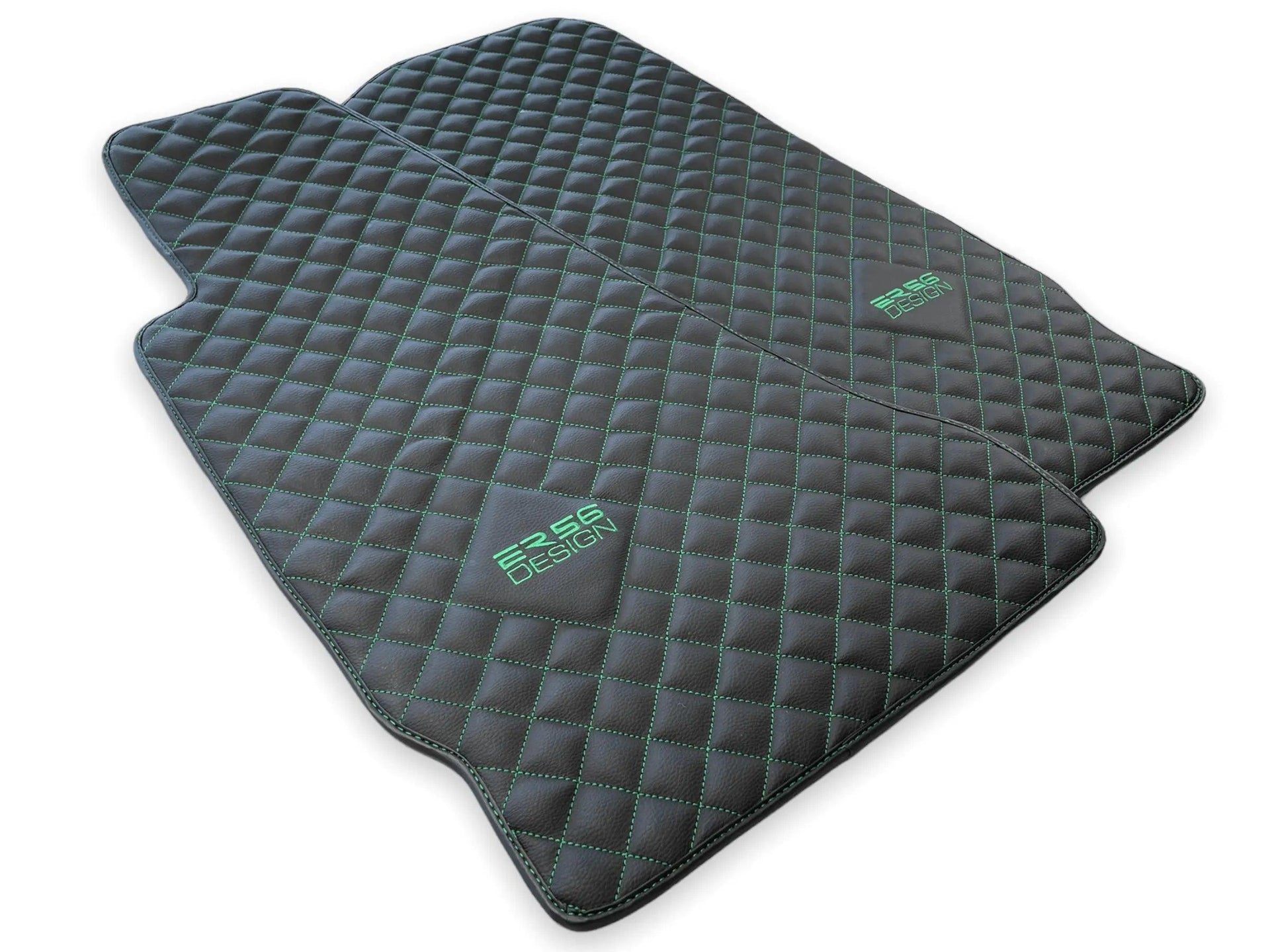 Leather Floor Mats For Aston Martin Vanquish (2012–2018) ER56 Design - AutoWin