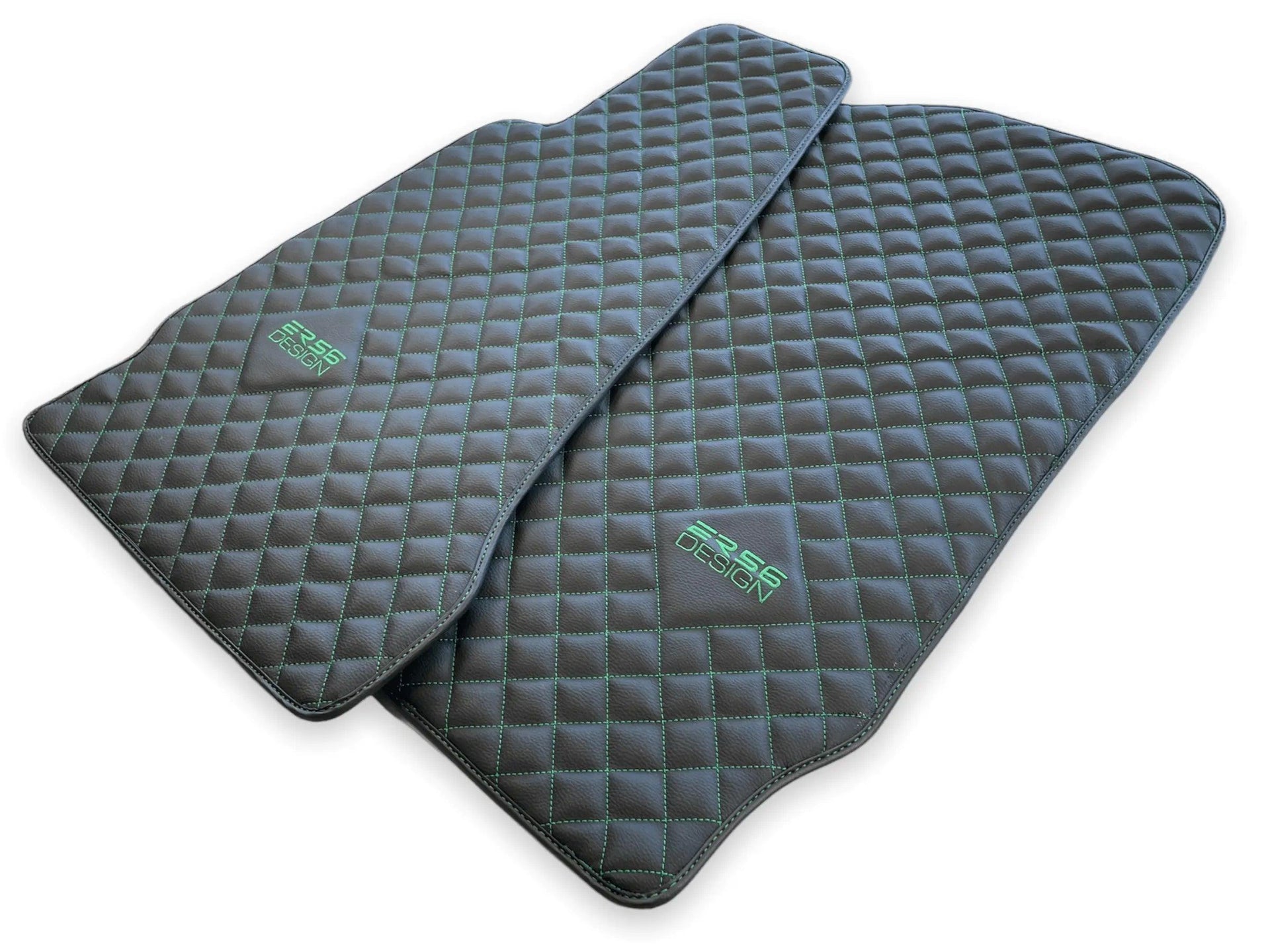 Leather Floor Mats For Aston Martin Vanquish (2012–2018) ER56 Design - AutoWin