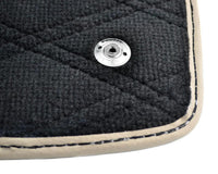 Leather Floor Mats For Bentley Continental GTC (2011-2018) Beige - AutoWin