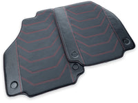 Leather Floor Mats for Ferrari 458 GT2 2012-2015 with Carbon Fiber