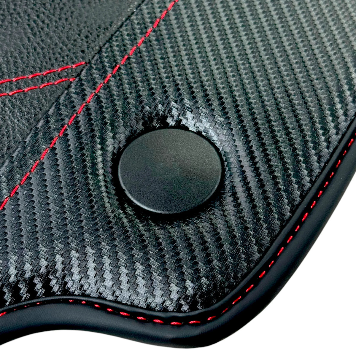 Leather Floor Mats For Ferrari 458 Spider 2012-2015 With Carbon Fiber | Italian Edition