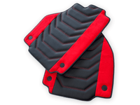 Leather Floor Mats For Ferrari 488 Pista Spider (2019-2021) - AutoWin