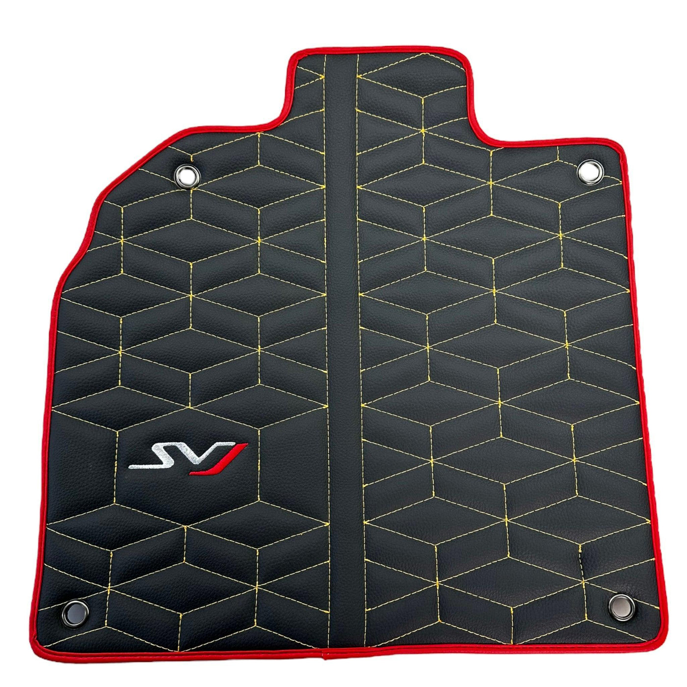 Leather Floor Mats for Lamborghini Aventador SVJ Limited Edition - AutoWin
