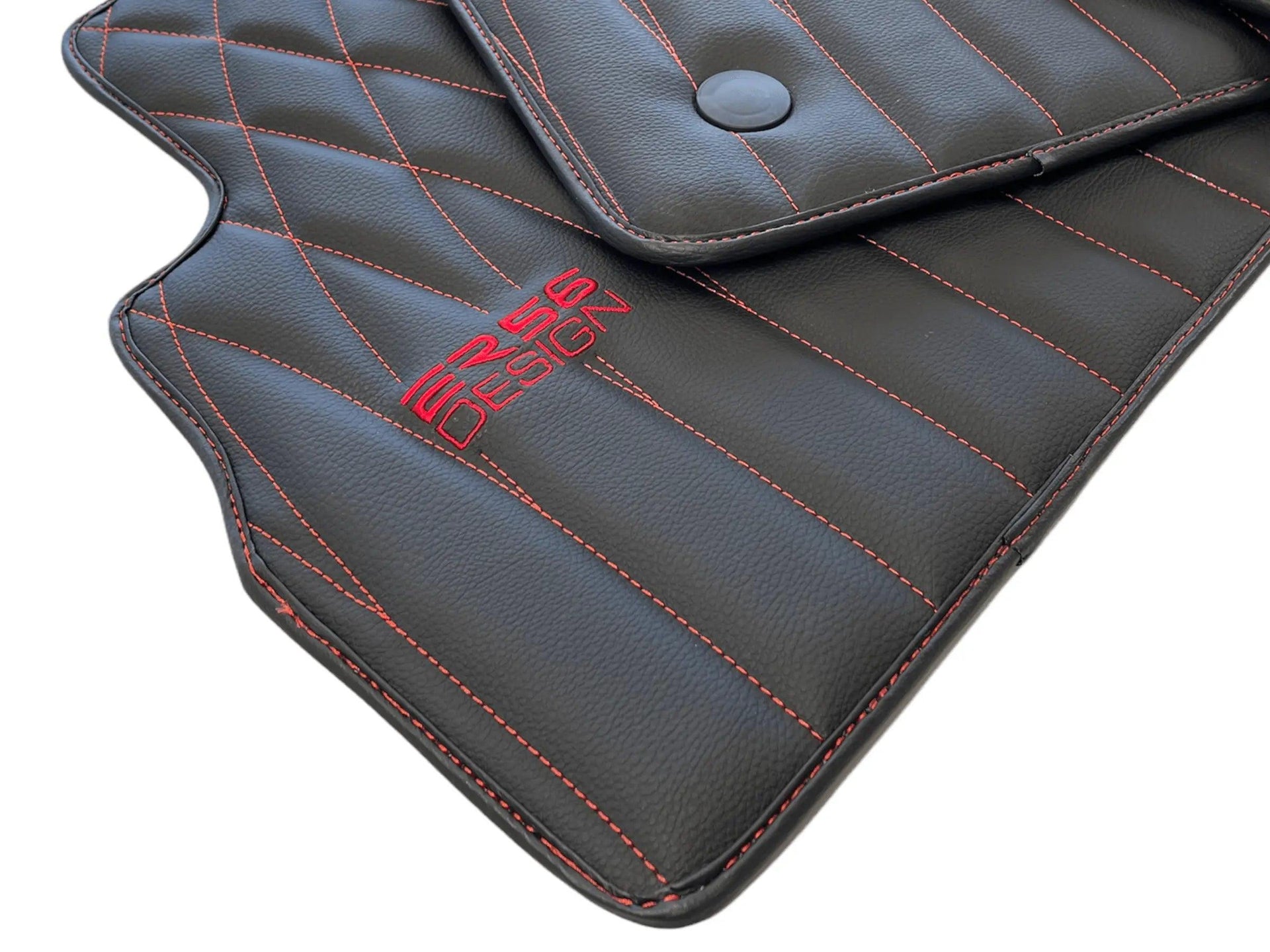 Leather Floor Mats For Mercedes-Benz G Class W461 (1979-2008) ER56 Design - AutoWin