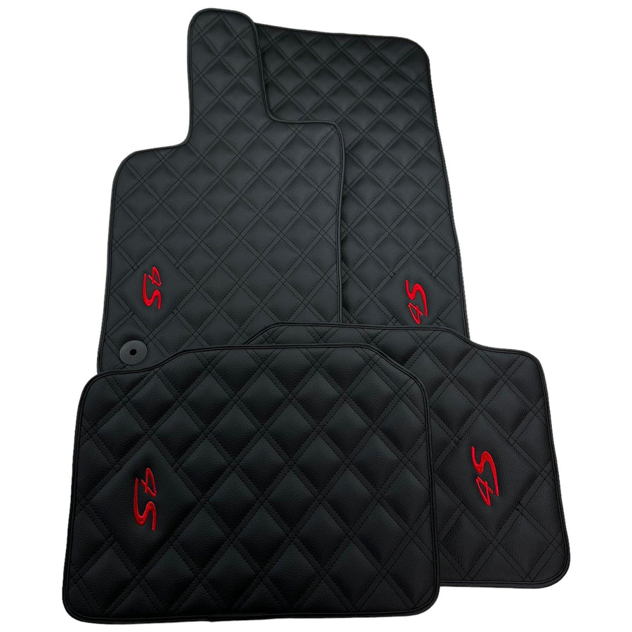 Leather Floor Mats For Porsche Panamera (2009-2016) - AutoWin