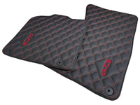 Leather Floor Mats for Porsche Panamera (2017-2023) - AutoWin