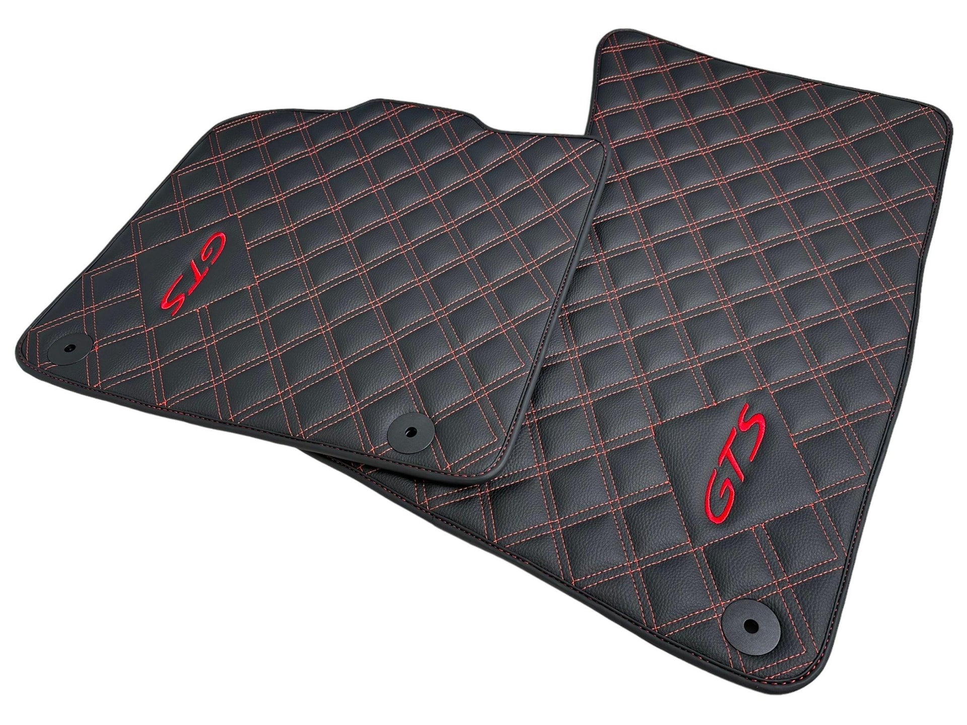 Leather Floor Mats for Porsche Taycan (2019-2023) - AutoWin