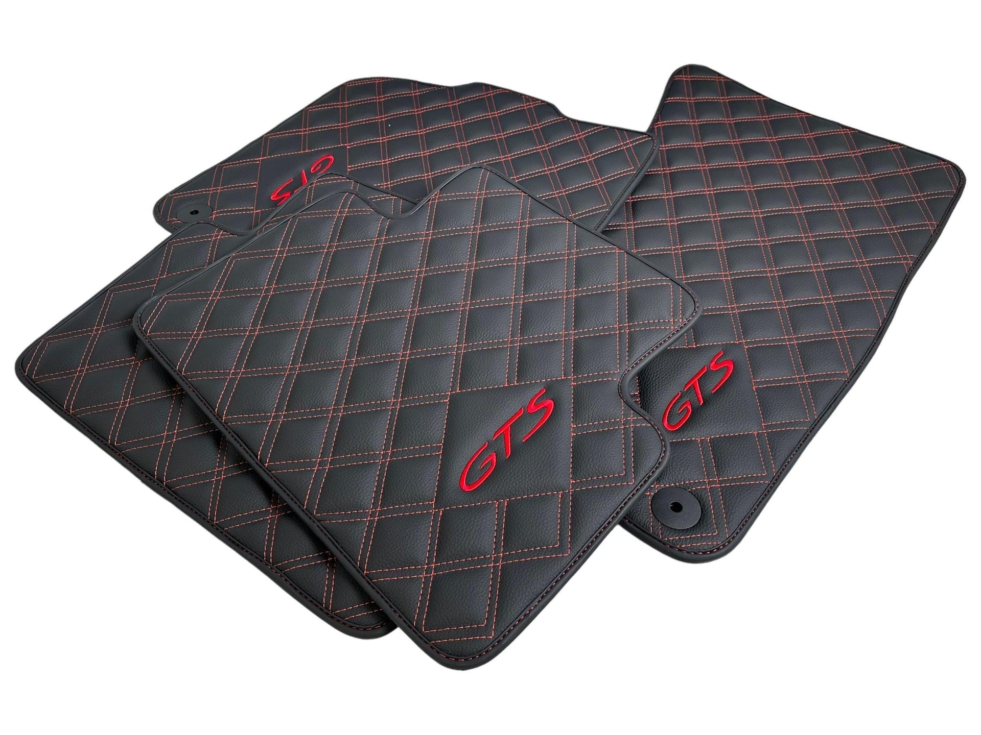 Leather Floor Mats for Porsche Taycan (2019-2023) - AutoWin