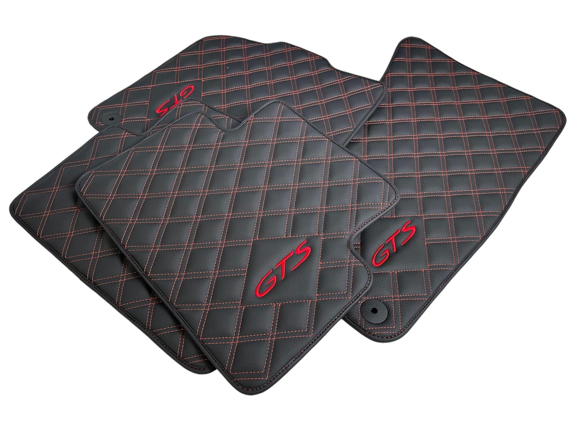 Leather Floor Mats for Porsche Taycan (2019-2023) - AutoWin