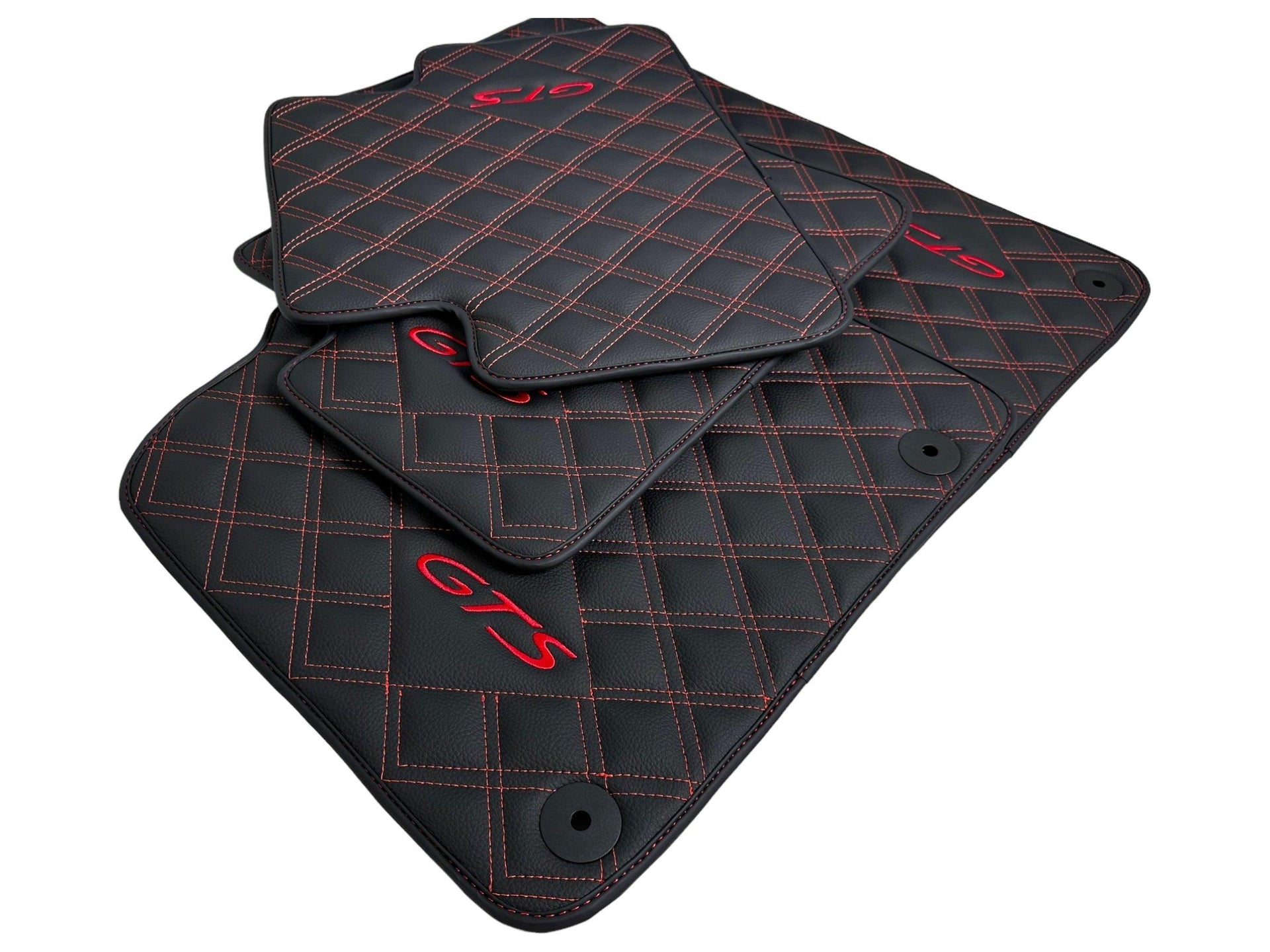 Leather Floor Mats for Porsche Taycan (2019-2023) - AutoWin