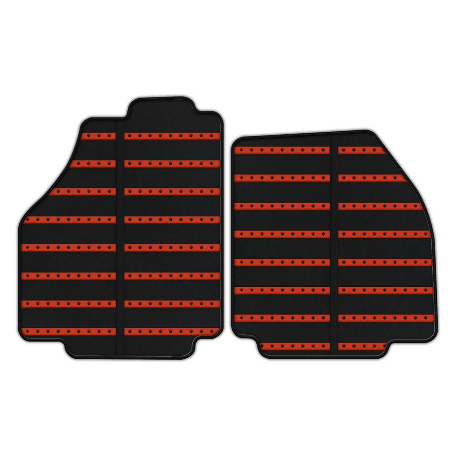 Leather Floor Mats with Daytona Design for Ferrari F8 Tributo (2019-2023)