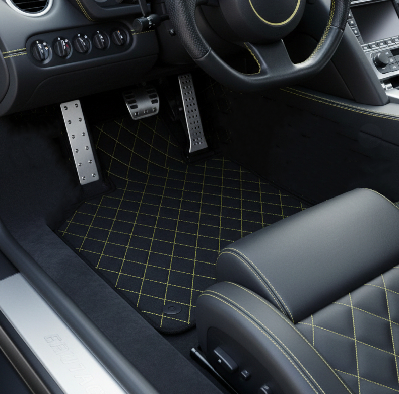 Tilpassbare beige bilmatter for Lamborghini Murcielago fra AutoWin-merket - AutoWin.EU