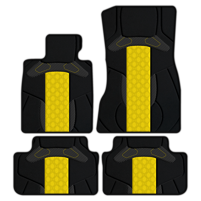 Premium Customizable Leather Floor Mats with AW45 Pattern for BMW X5 F85 (2015-2018) M SUV