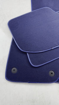 Dunkelblaue Fußmatten für Bentley Continental GT (2018–2023)