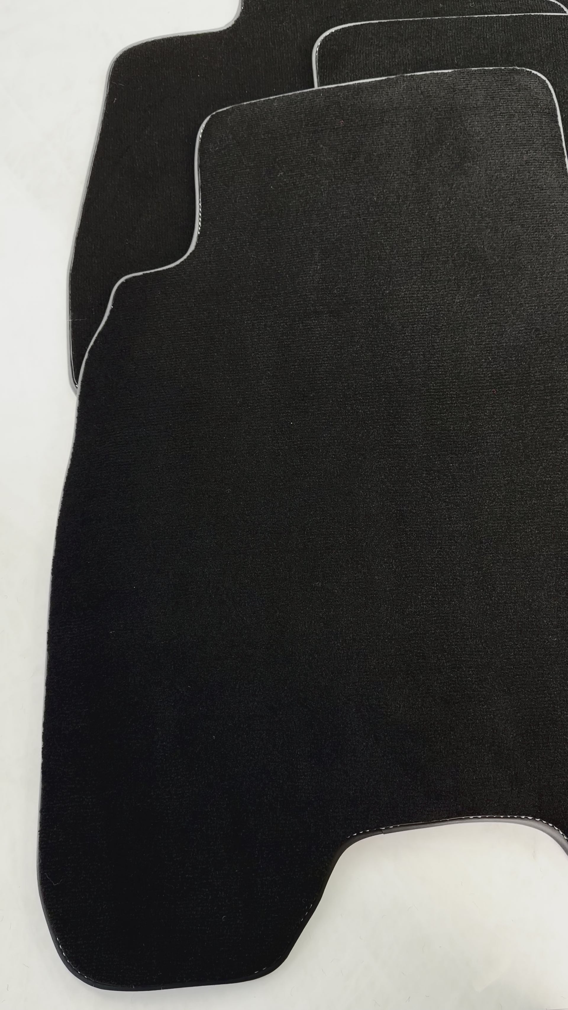 Schwarze Fußmatten für Honda Civic VIII (2006–2008). - AutoWin