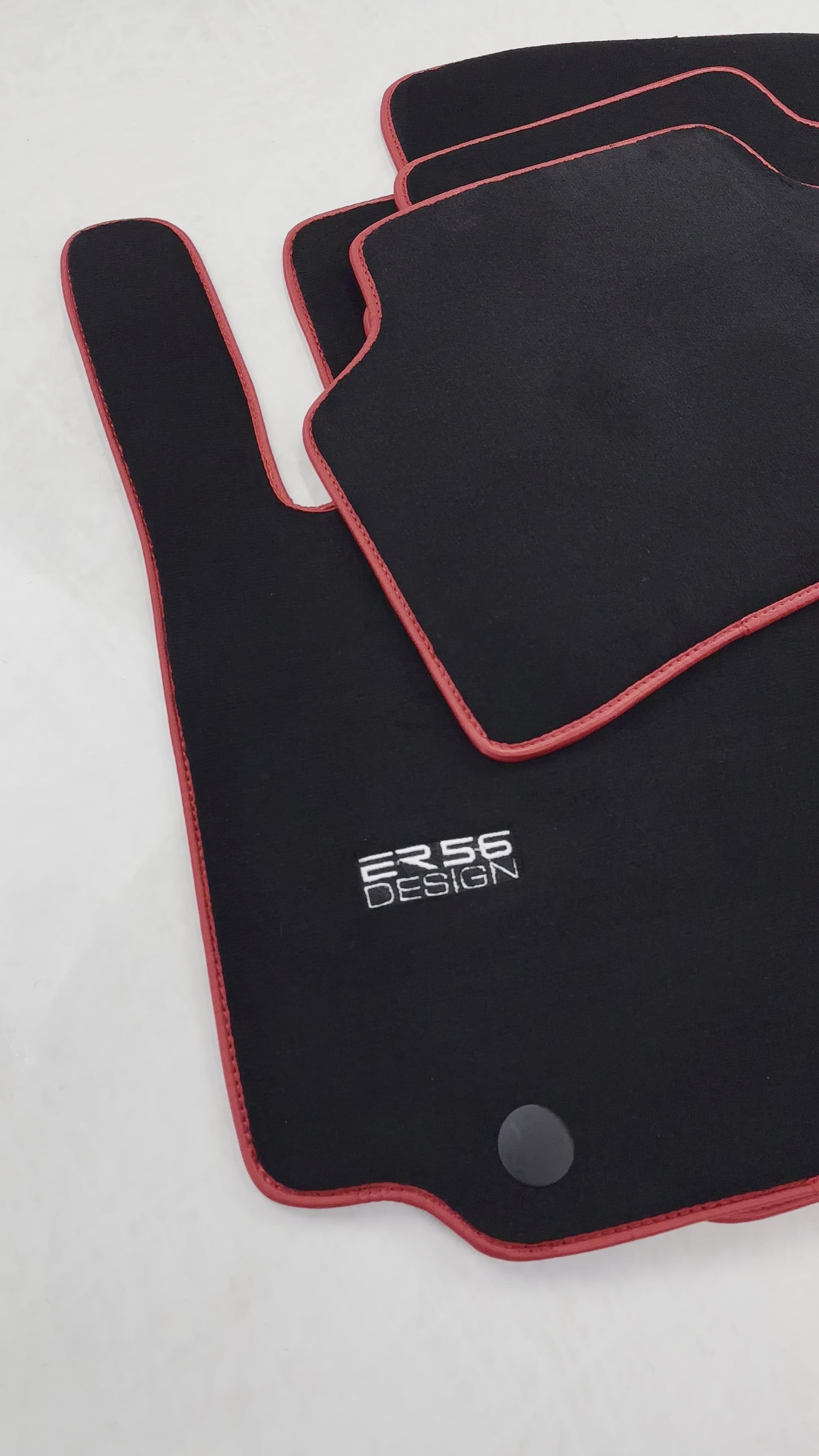 Svart bilmatte for Mercedes-Benz C-klasse W206 (2021-2023) ER56 Design - ER56 Design