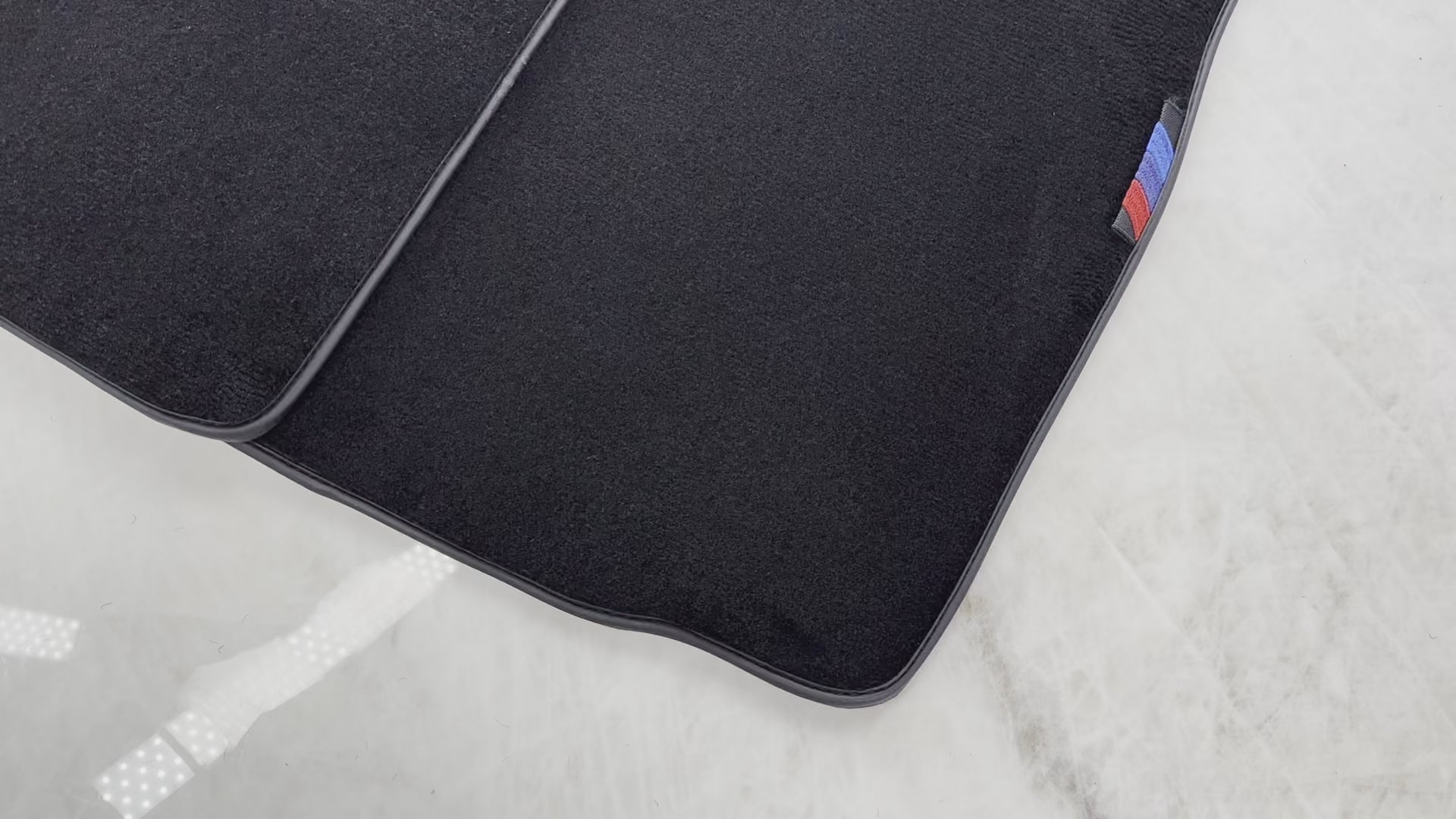 Black Floor Mats For BMW Z4 Series E89 With 3 Color Stripes Tailored Set Perfect Fit | Various Trim Colors - AutoWin