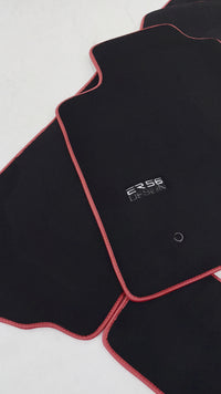 Schwarze Fußmatten für Toyota Corolla Verso (2004–2009), ER56-Design