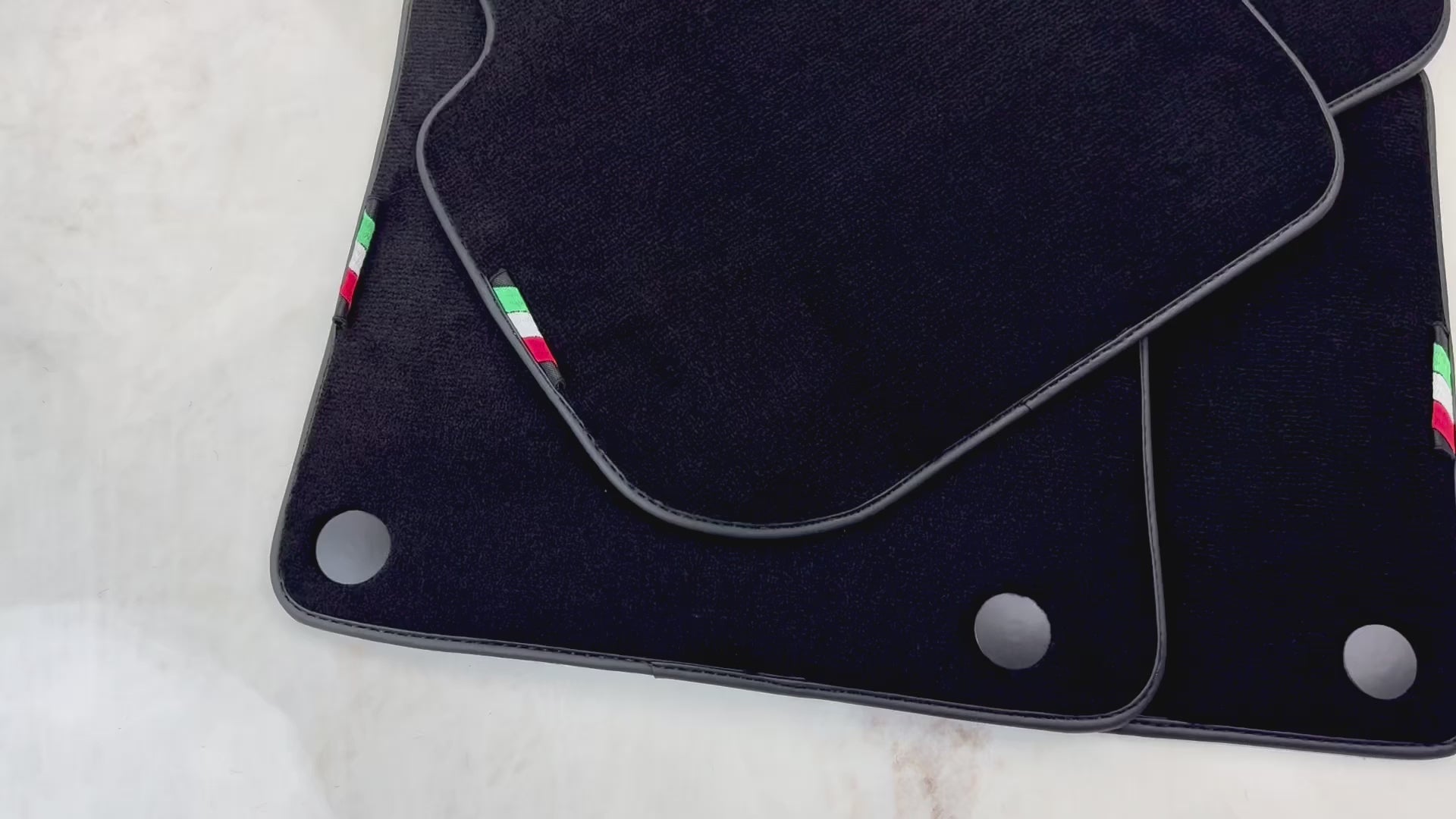 Fußmatten für Ferrari 612 Scaglietti 2005-2011 AutoWin Marke Italian Edition - AutoWin