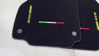 Floor Mats for Ferrari 488 GTB (2015-2022) Italian Edition | Black Trim