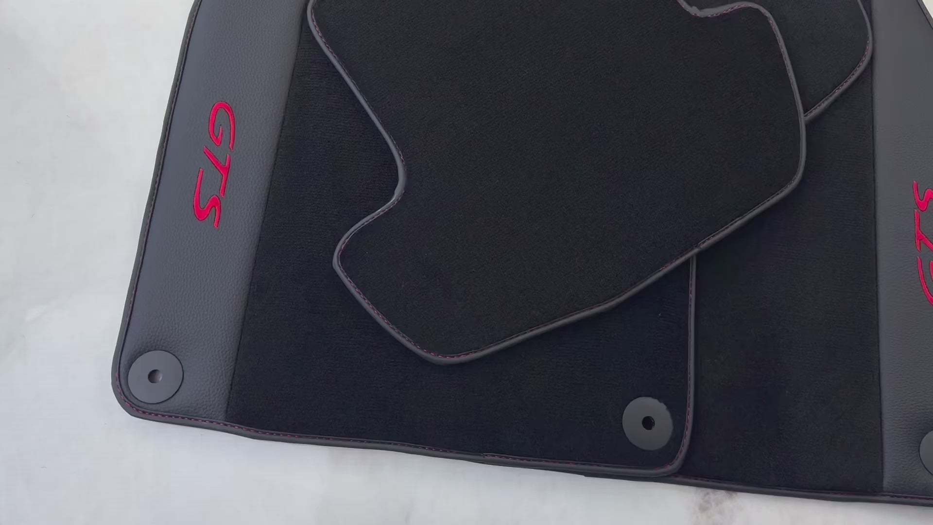 Lederfußmatten für Porsche 911 - 992 GTS (2019-2024) - AutoWin