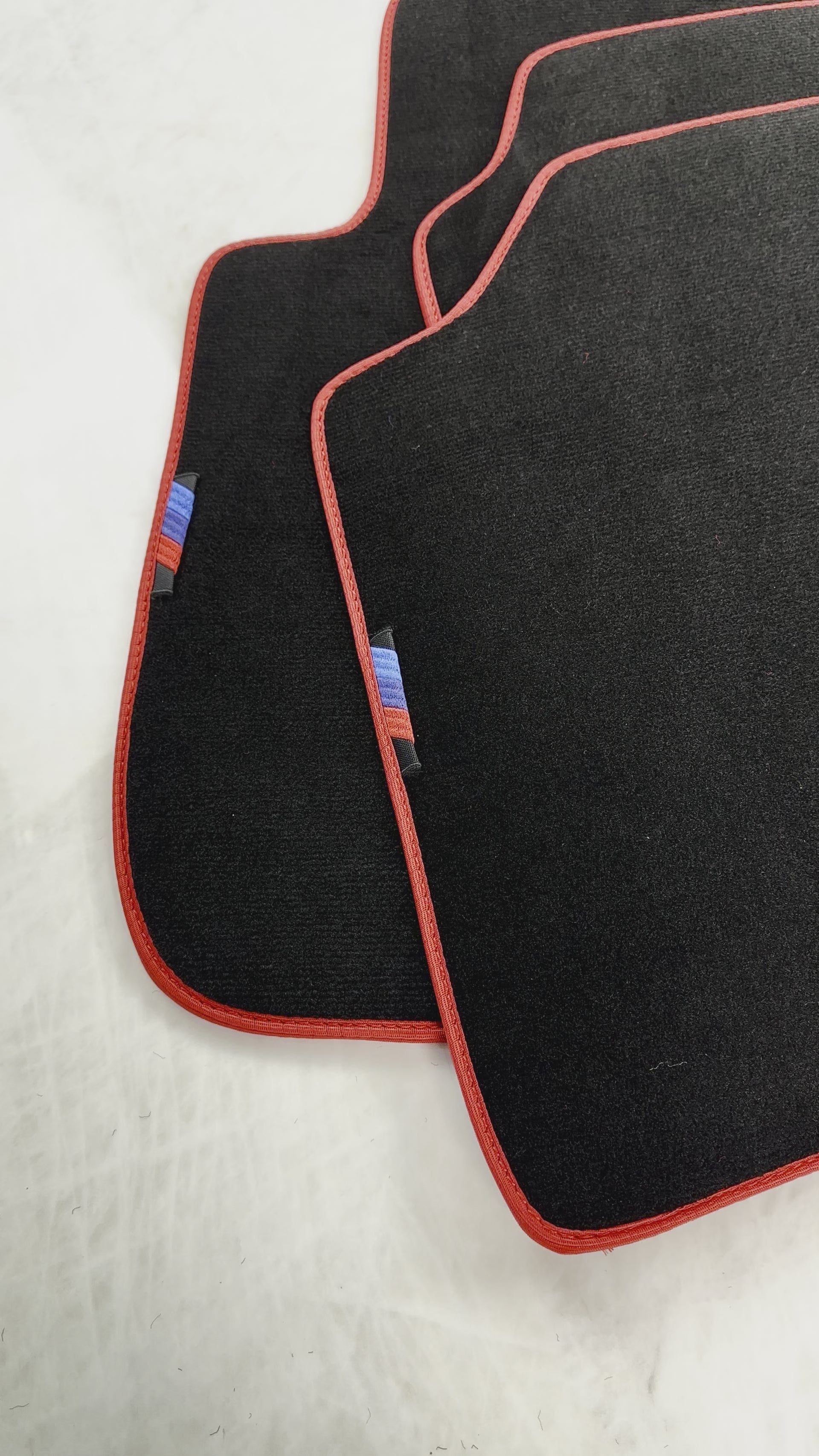 Svarte bilmatter for BMW 3-serie F34 GT 2013-2020 med M-pakke - AutoWin.EU