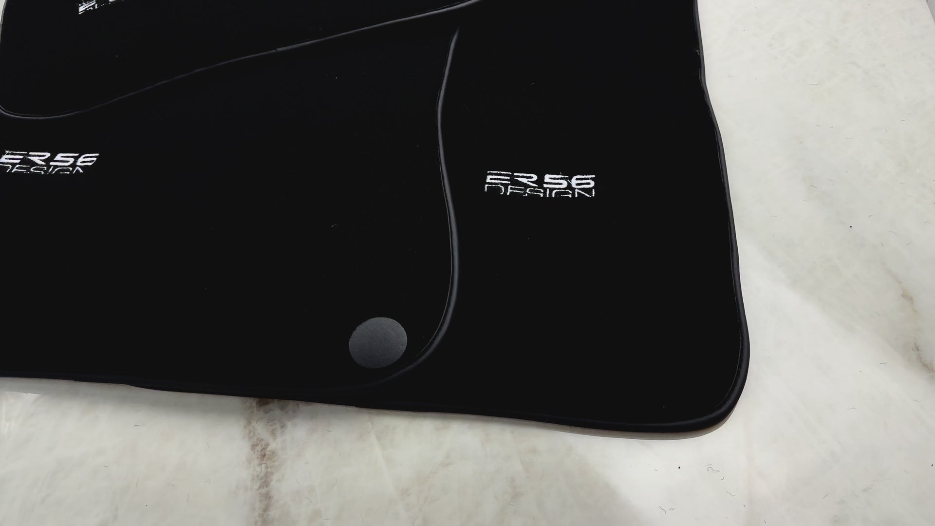 Svart luksusbiler teppe for Mercedes Benz C-Class W203 Sedan (2000-2007) | ER56 Design - AutoWin