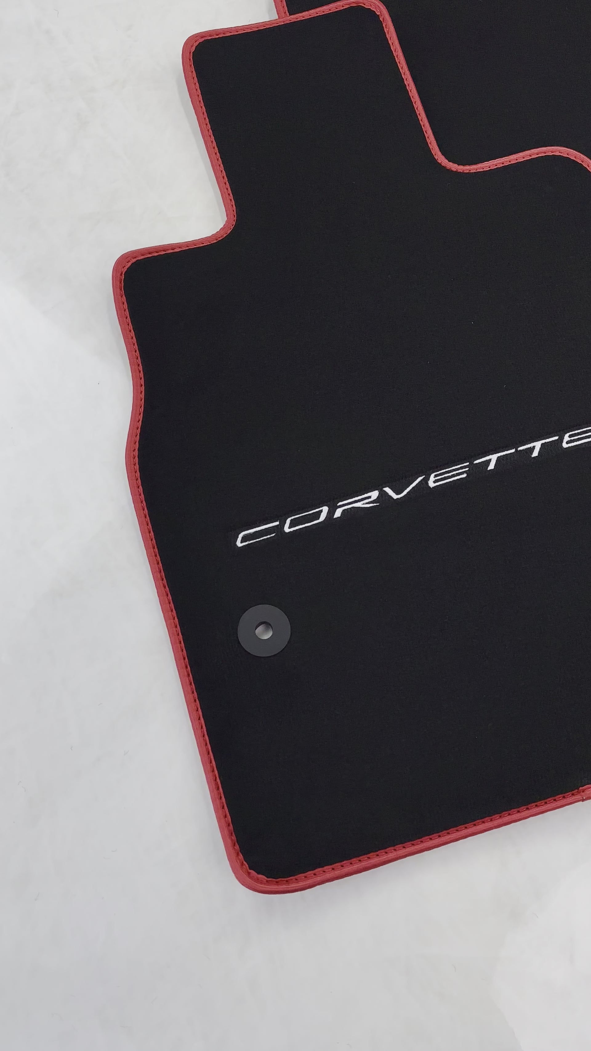 Black Floor Mats For Chevrolet Corvette C8 (2020-2024) - AutoWin