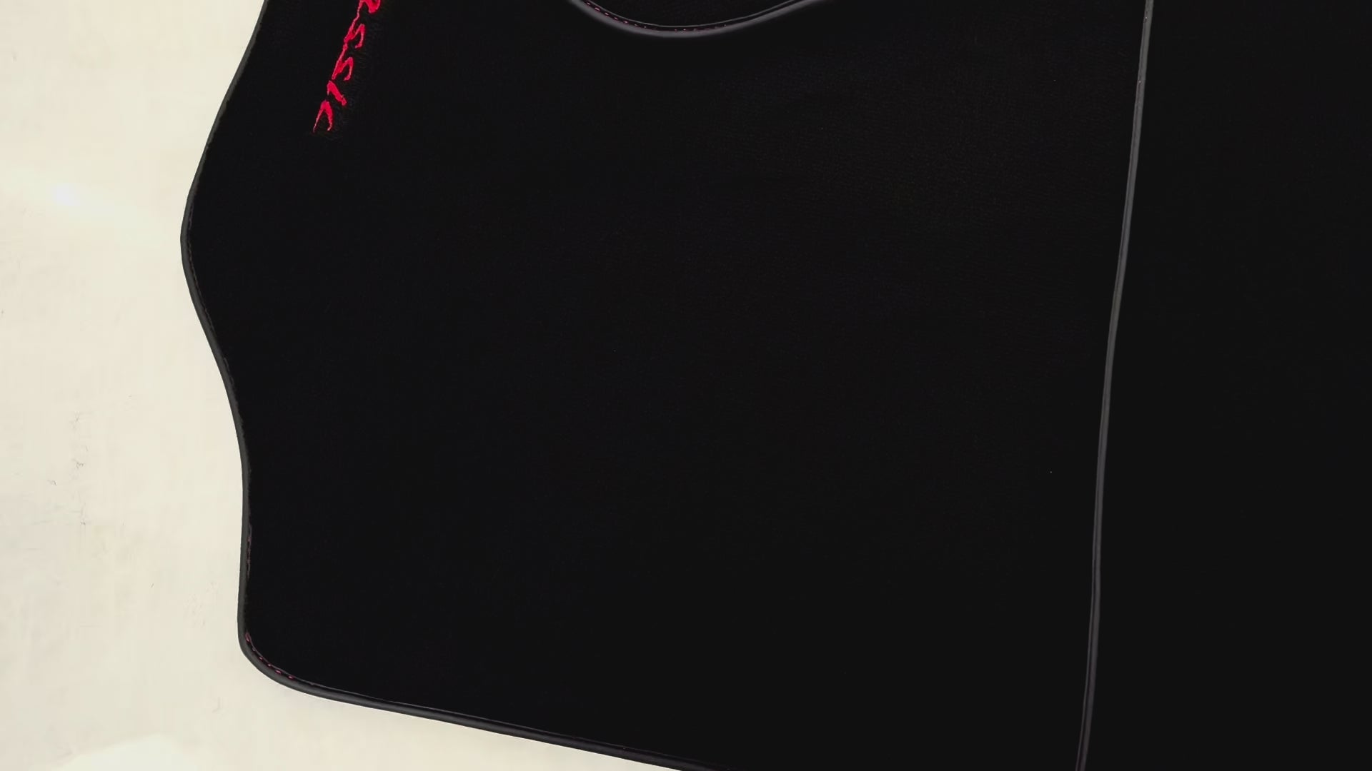 Schwarze Fußmatten für Porsche Classic 911 1963-1989 | Red Edition - AutoWin