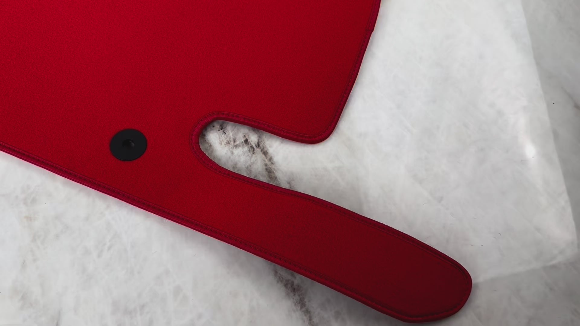 Røde bildørsmatter for Chevrolet Corvette C5 (1997-2004) - AutoWin