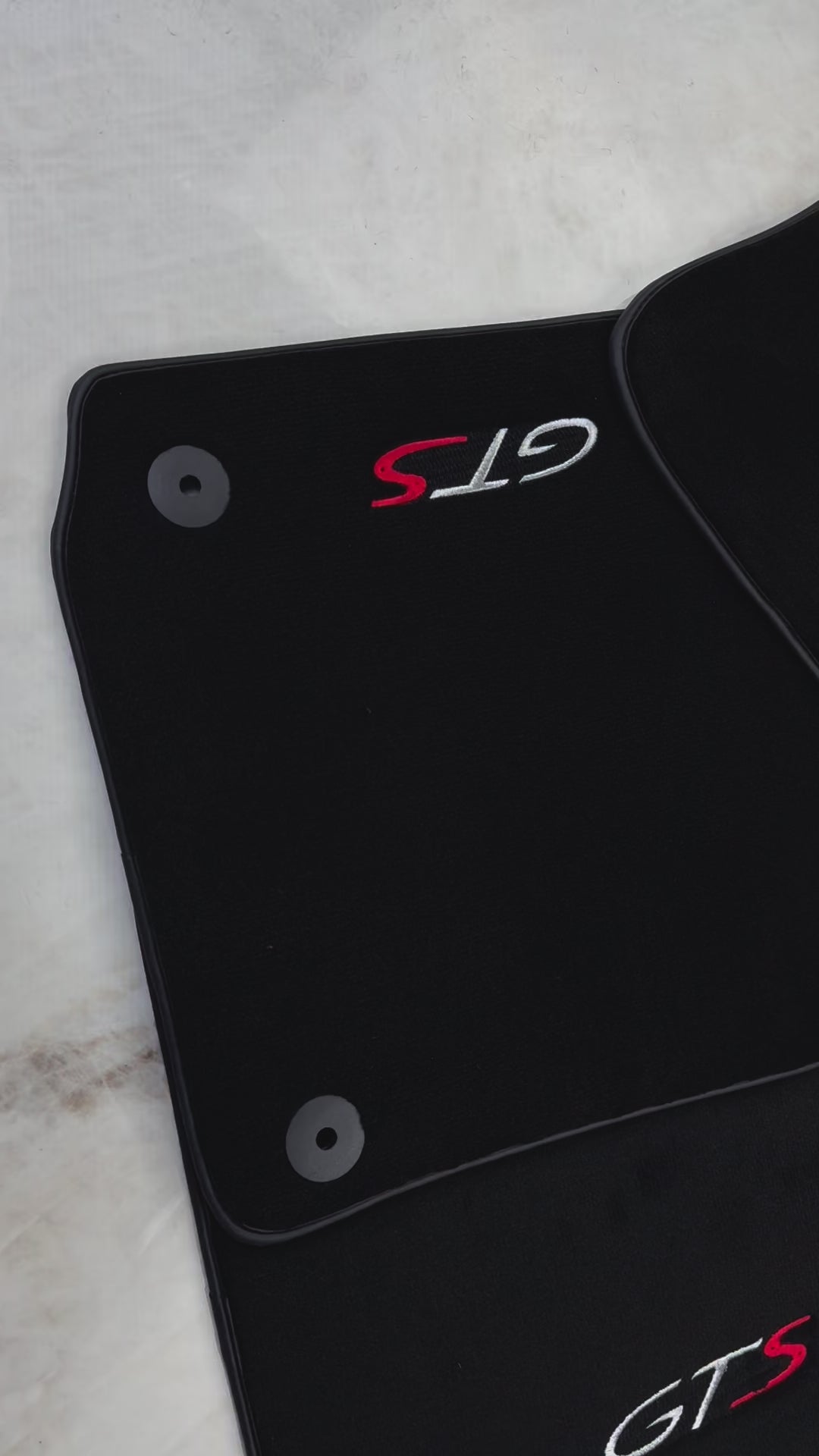 Black Floor Mats for Porsche Macan GTS (2014-2023) - AutoWin