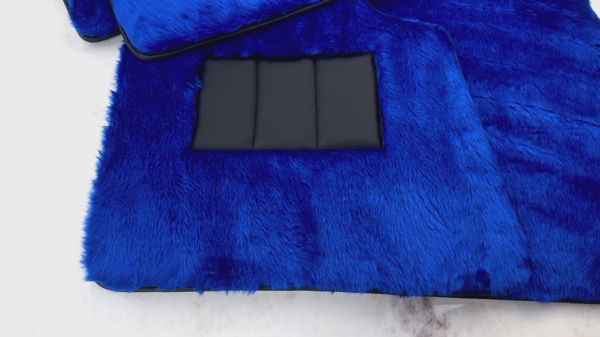 Blue Sheepskin Floor Mats for Rolls-Royce Spectre (2023-2024) - AutoWin