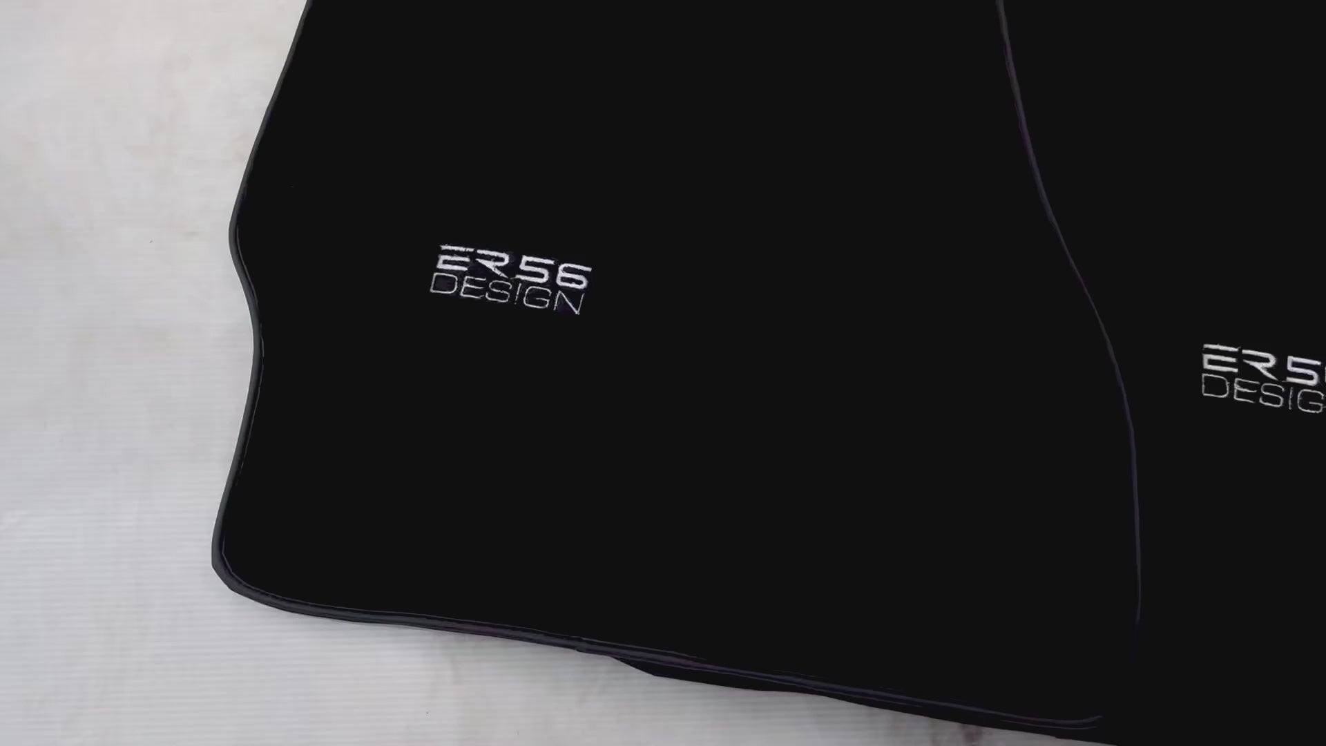 Black Floor Mats for Aston Martin V8 Vantage (2005-2018) ER56 Design - ER56 Design