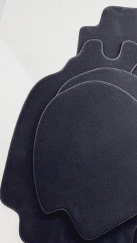 Schwarze Fußmatten für Porsche 911 - 964 (1989-1994)