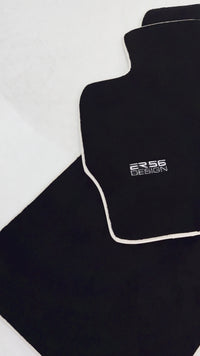 Schwarze Fußmatten für Toyota Corolla E16 (2014–2019), ER56-Design