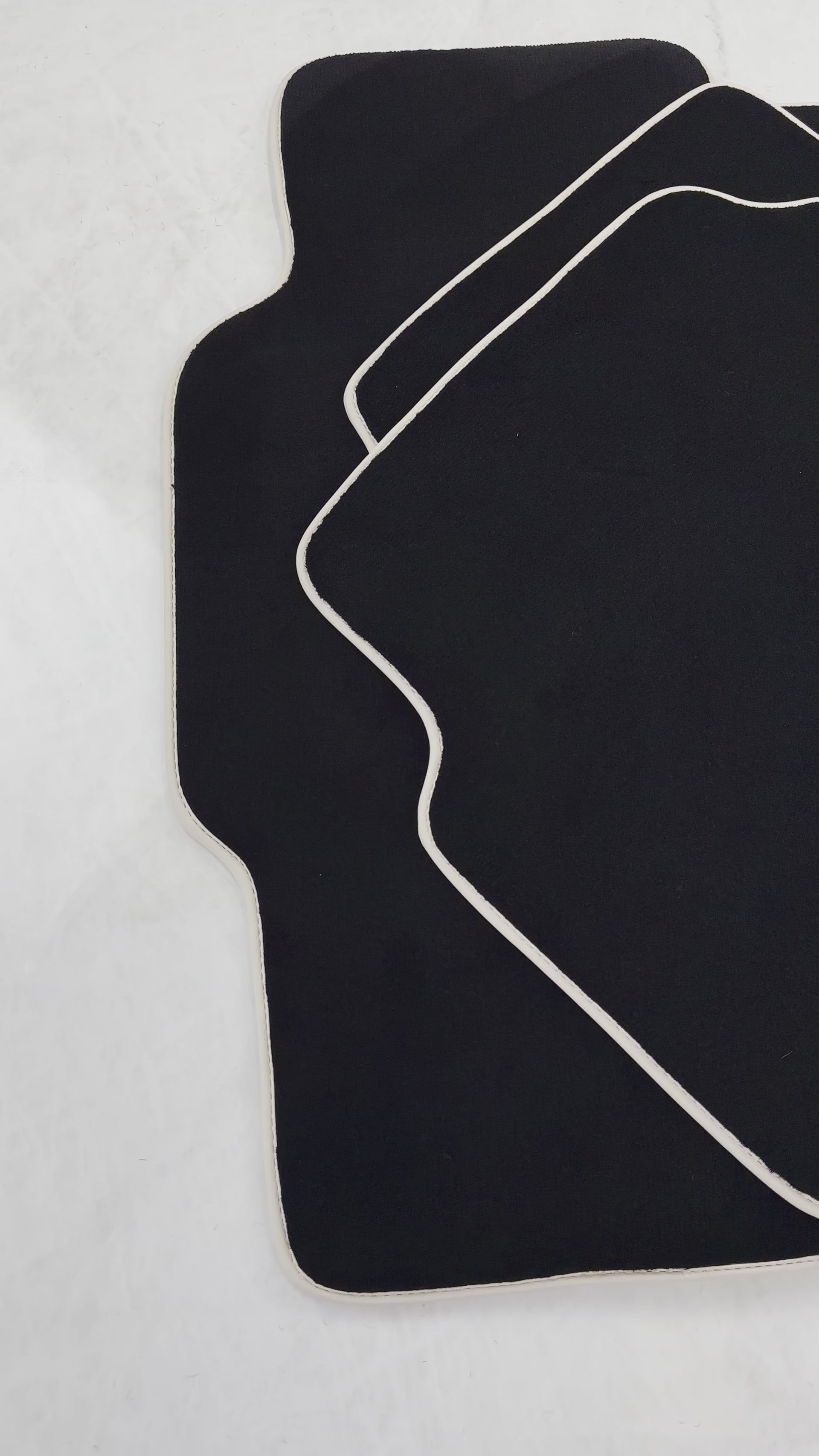 Schwarze Fußmatten für Honda Accord (1993–1998). - AutoWin