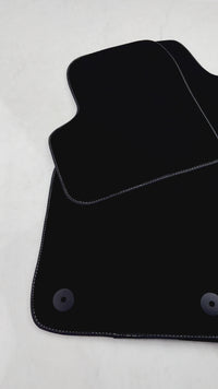 Schwarze Fußmatten für Fiat 500X (2015-2023)