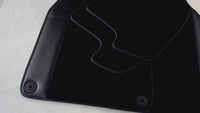 Svart bilmatter for Porsche 911 - 964 (1989-1994) med karbon