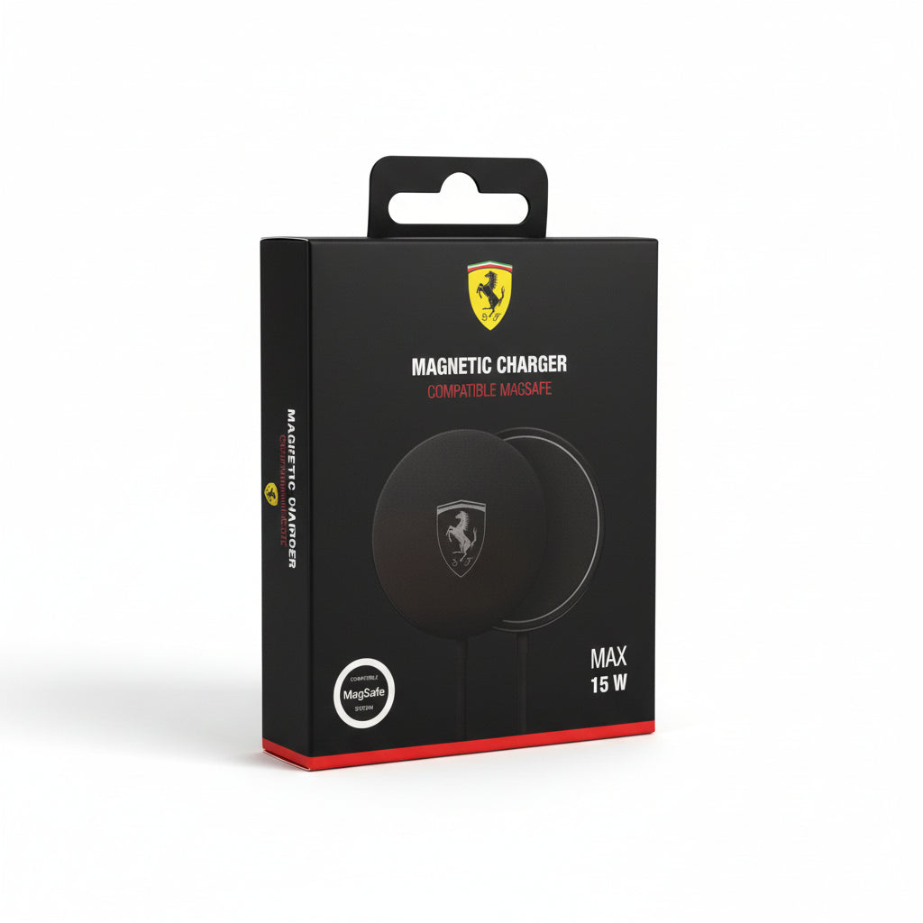 Ferrari Magnetic Charger – MagSafe Compatible (15W)