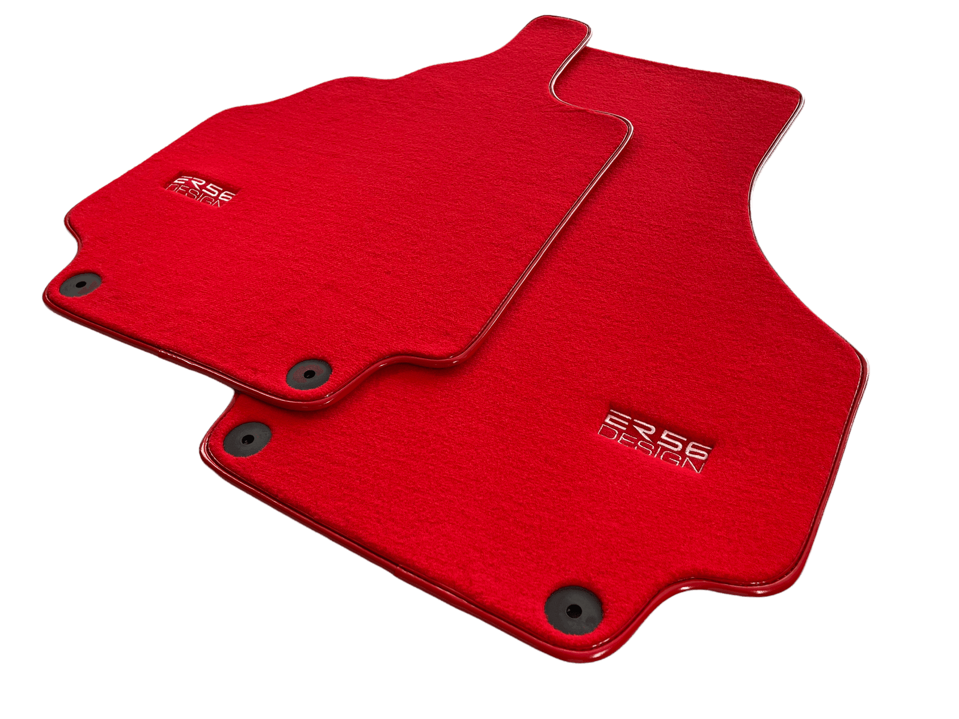 Red Floor Mats for Audi R8 2007-2015 ER56 Design - AutoWin