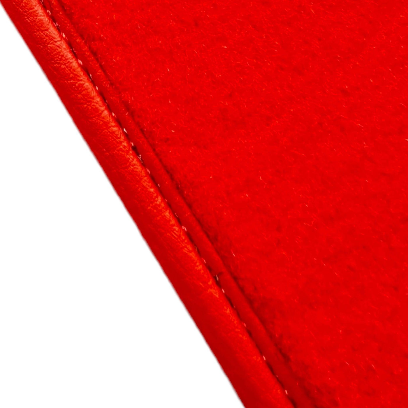 Red Floor Mats For Bentley Bentayga (2015-2023) with Alcantara Leather - AutoWin