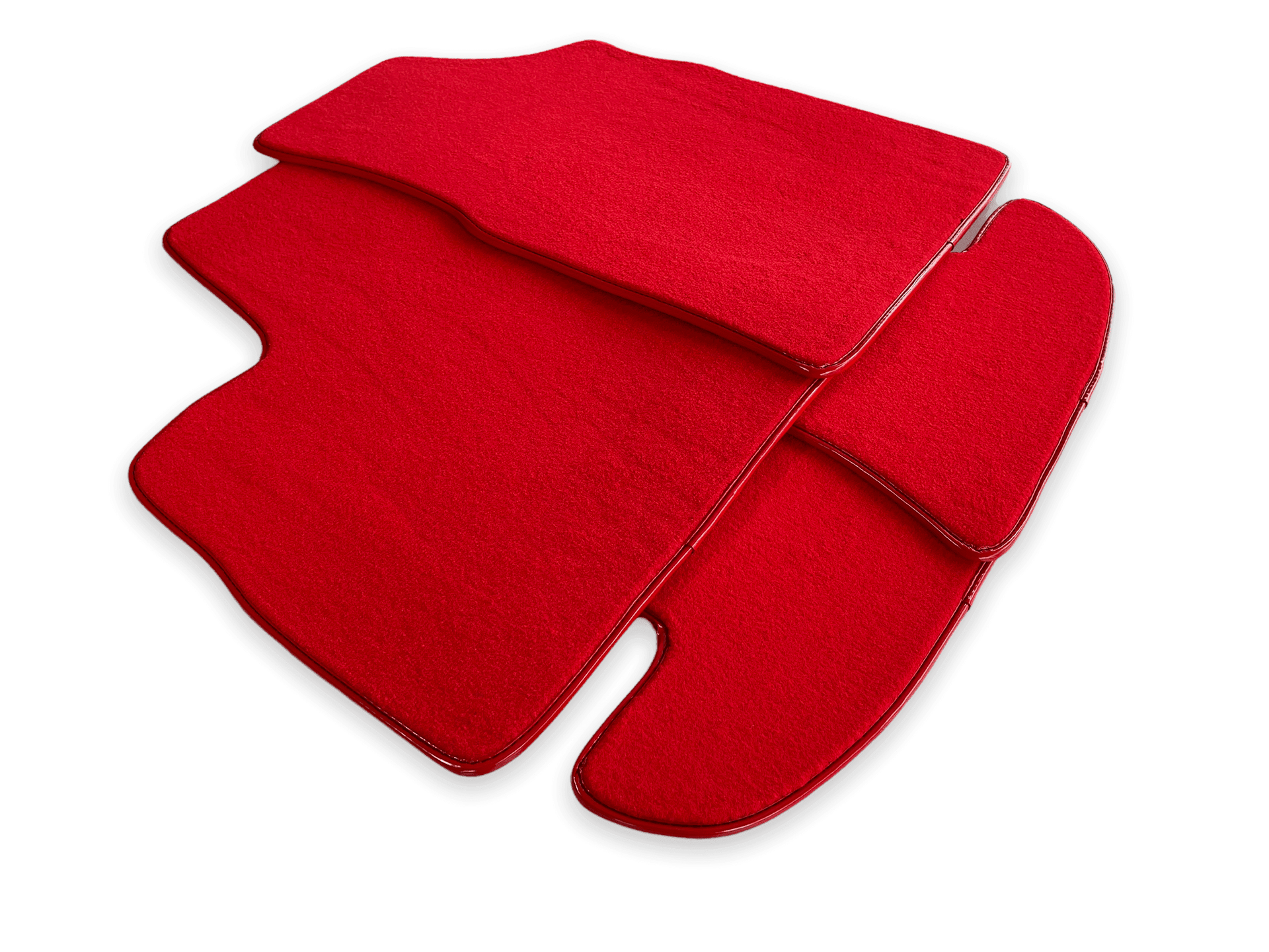 Red Floor Mats For Bentley Continental GTC (2011-2018) - AutoWin