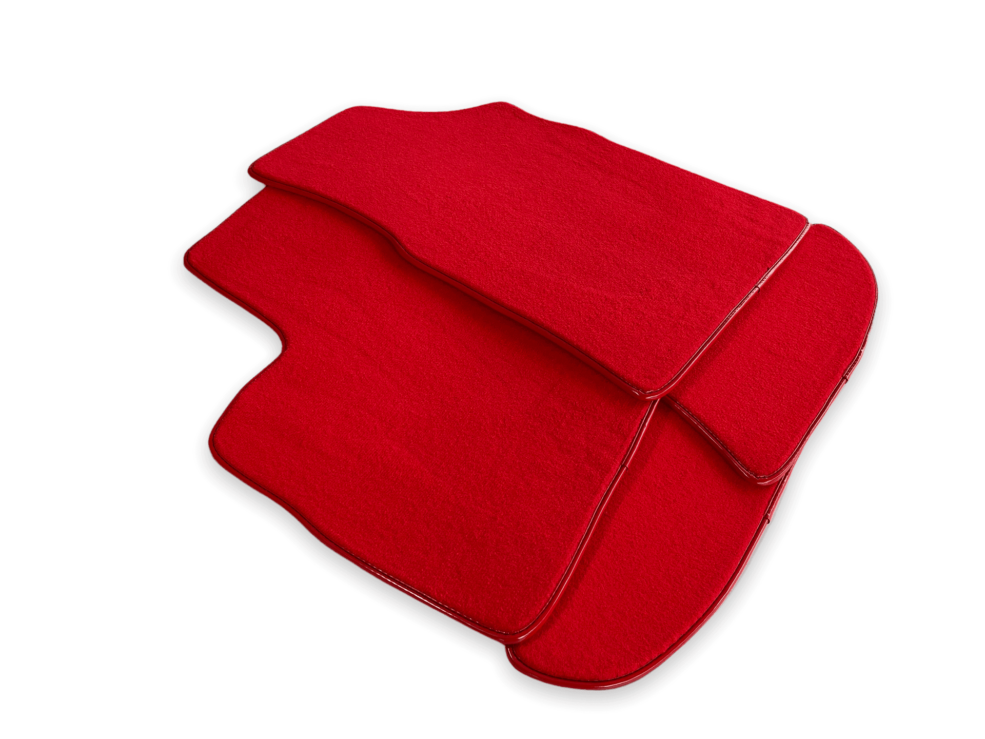 Red Floor Mats For Bentley Continental GTC (2011-2018) - AutoWin