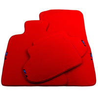 Red Floor Mats For BMW 5 Series F10 With M Package AutoWin Brand - AutoWin