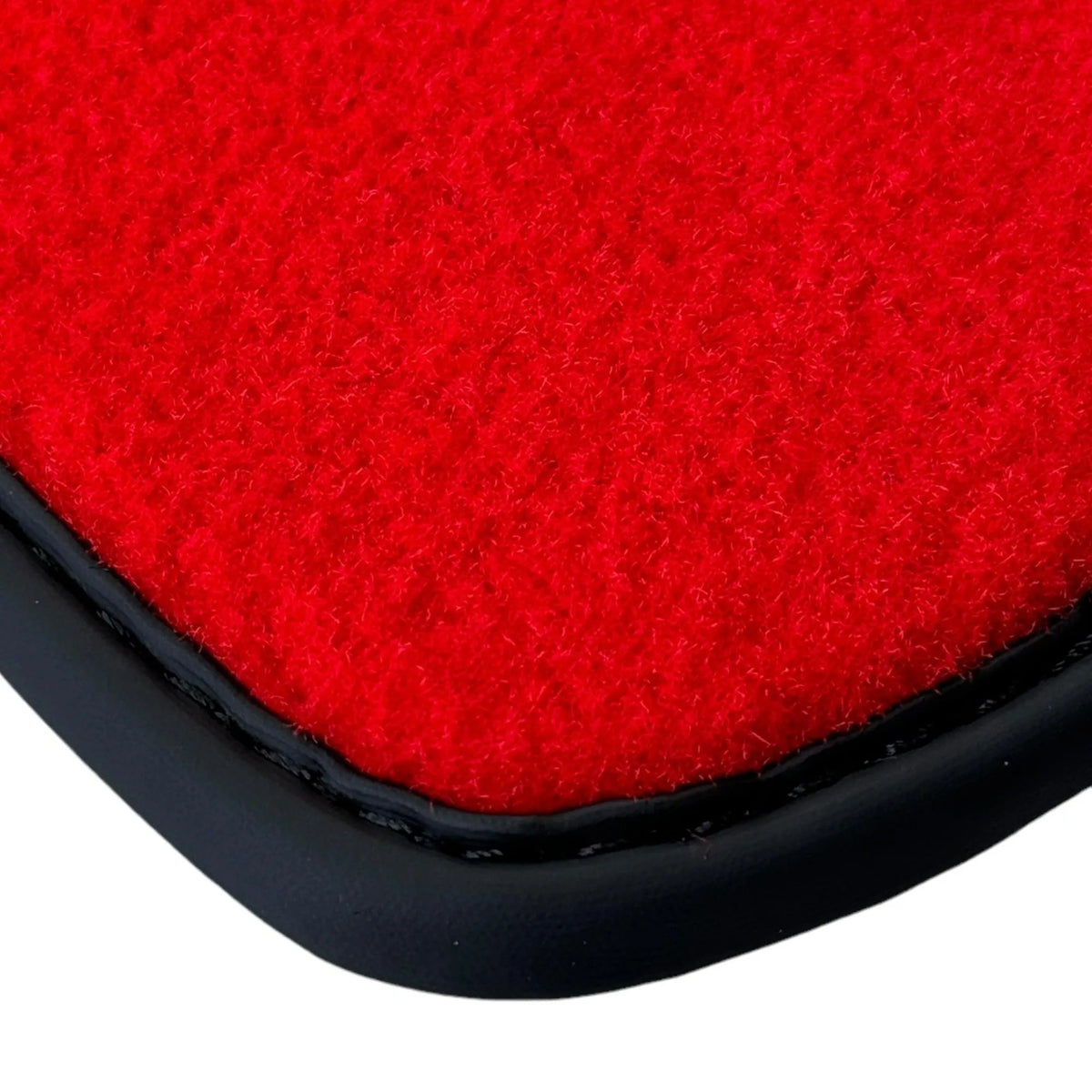 Red Floor Mats for Ferrari 296 GTS (2022-2027) with Carbon Fiber - AutoWin