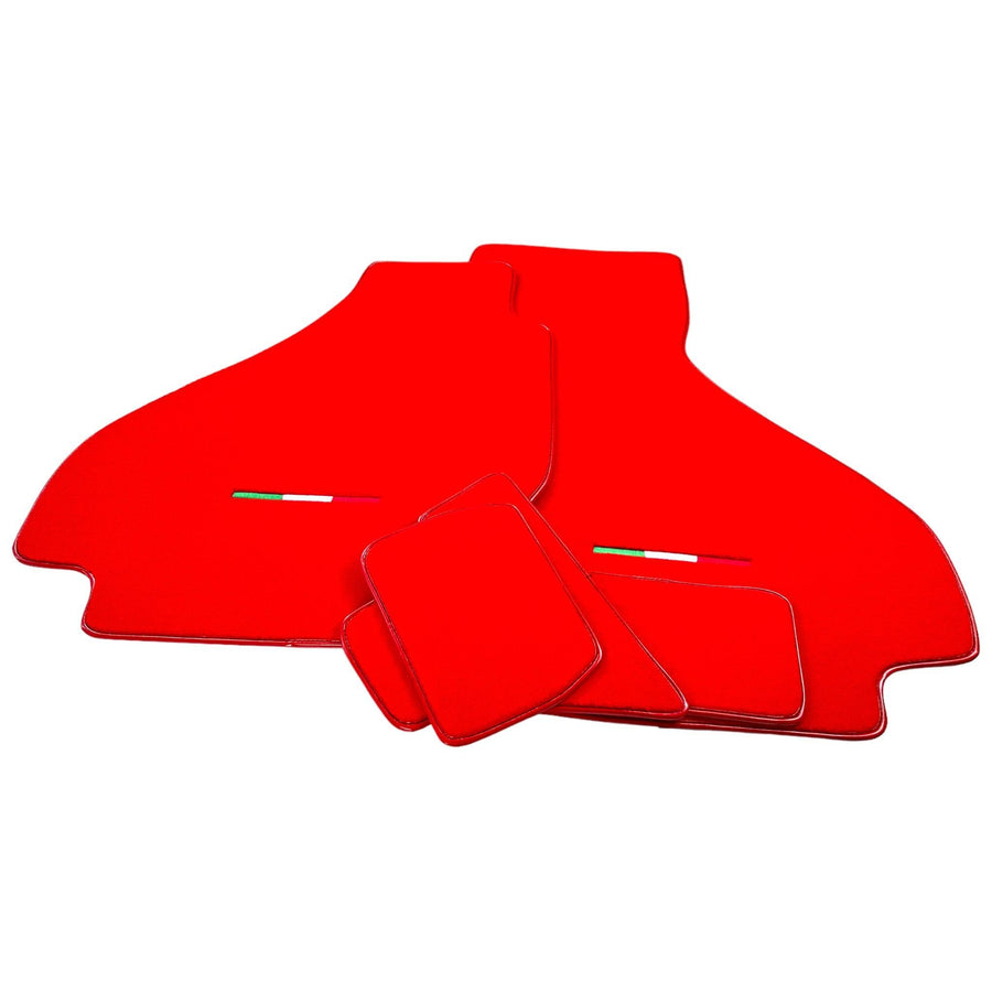 Red Floor Mats For Ferrari 512 TR 1992-1994 - AutoWin