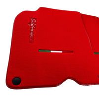 Red Floor Mats For Ferrari California T 2015–2018 - AutoWin